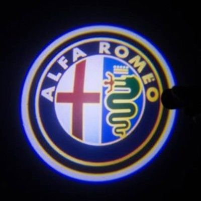Kit Luci Logo ALFA ROMEO Proiettore sottoporta Led Cree Cortesi Kit Luci Logo ALFA ROMEO Proiettore sottoporta Led Cree Cortesi